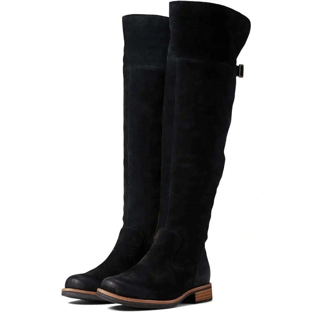 New Kork Ease Addison Suede Over The Knee Boots